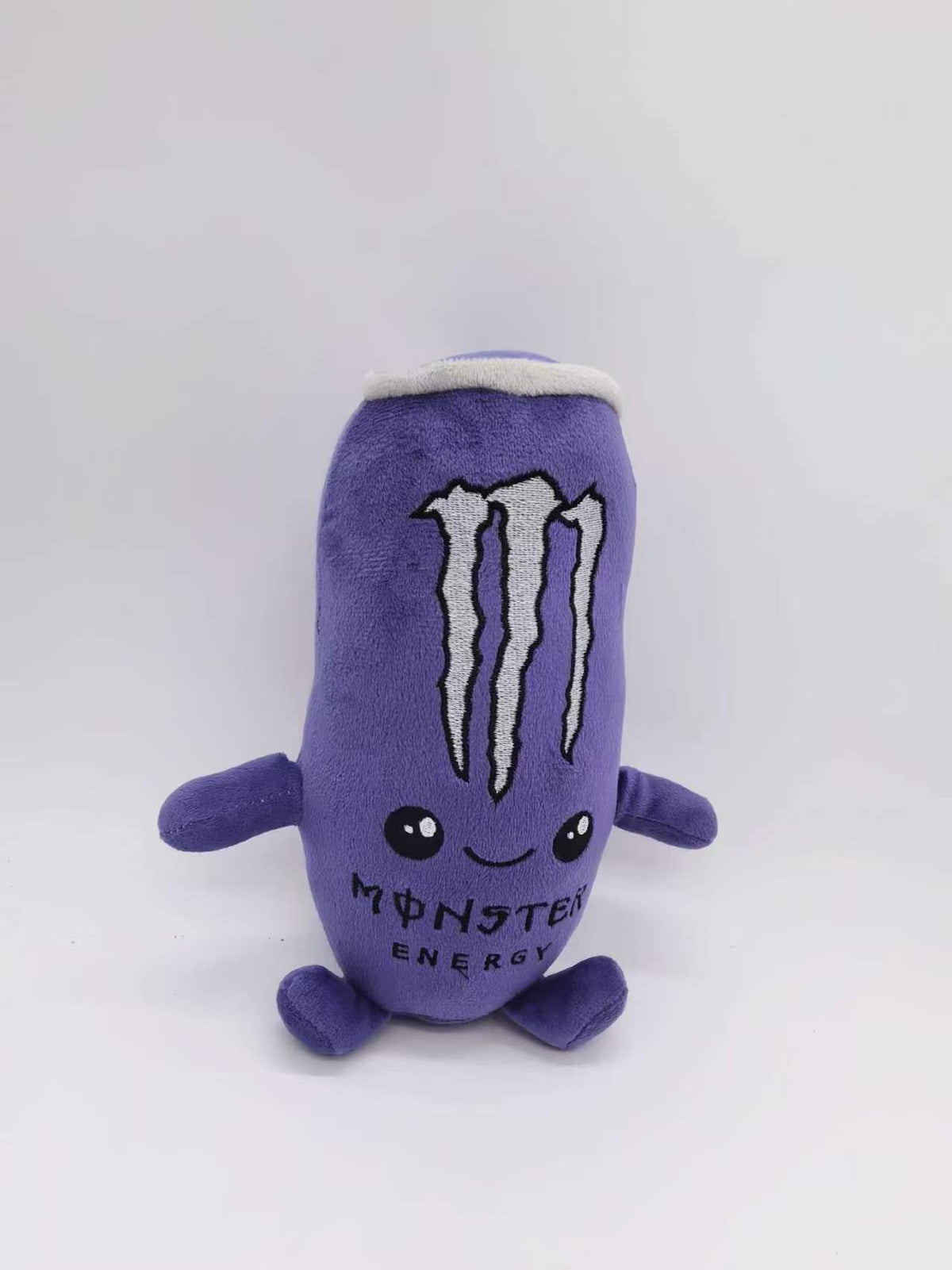 White Monster Energy Drink Can Plush Toy Soft Stuffed Decor Gift Collectible