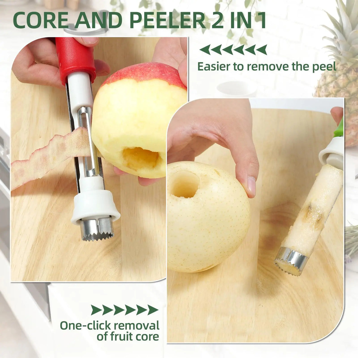 2-in-1 Apple Corer and Peeler product image 3
