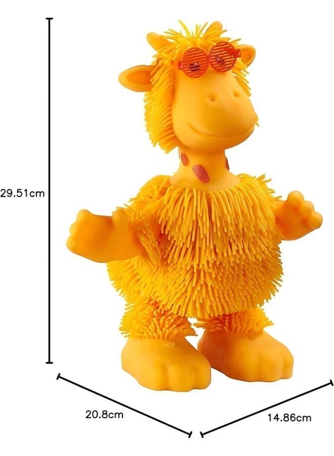 Light-Up Giraffe Sensory Toy – Stretch, Squeeze & Shake for Glowing Fun