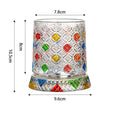 360° Rotating Whiskey Glass – 9 oz Lead-Free Crystal Tumbler in 9 Designs