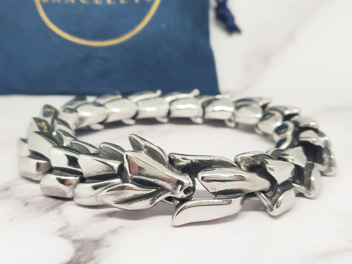 Norse Dragon Link Bracelet – Wear the Spirit of Strength