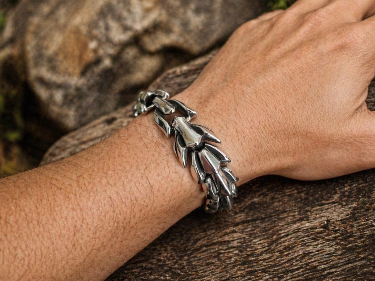 Norse Dragon Link Bracelet – Wear the Spirit of Strength